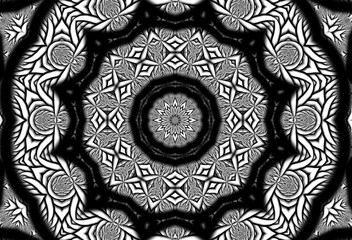 Black and white abstract background, pattern