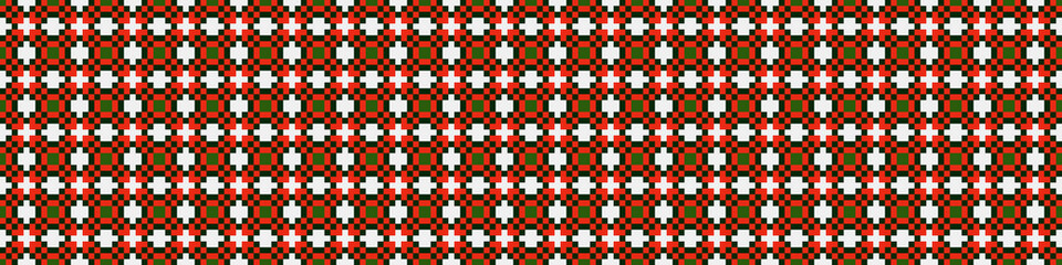 Abstract Cross Pattern Dots Logo generative computational art illustration