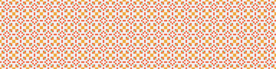 Abstract Cross Pattern Dots Logo generative computational art illustration