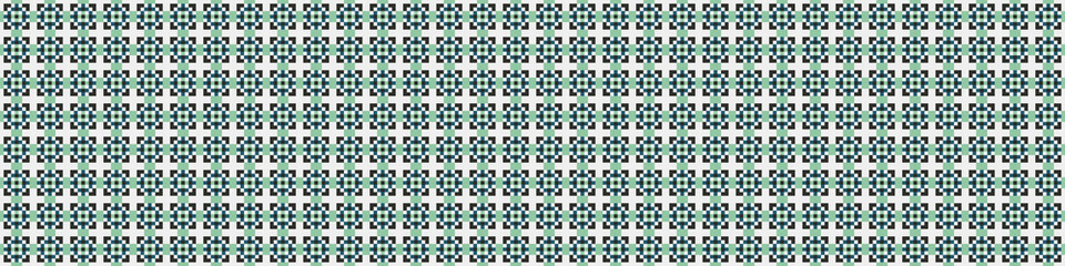 Abstract Cross Pattern Dots Logo generative computational art illustration