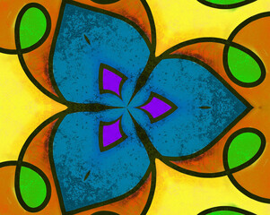 Colorful Abstract Background, Pattern © SuFiSa
