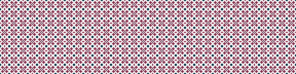 Abstract Cross Pattern Dots Logo generative computational art illustration