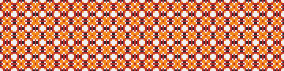 Abstract Cross Pattern Dots Logo generative computational art illustration