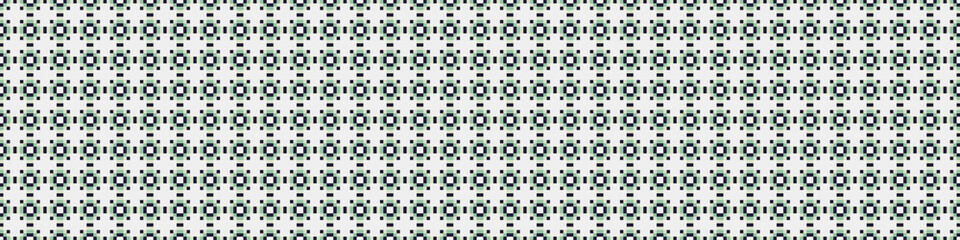 Fototapeta premium Abstract Cross Pattern Dots Logo generative computational art illustration