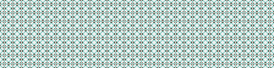 Fototapeta premium Abstract Cross Pattern Dots Logo generative computational art illustration