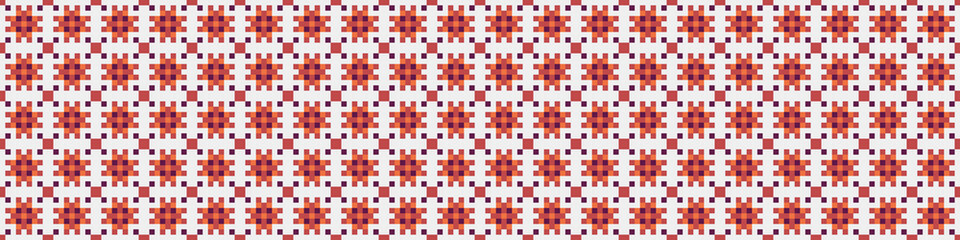 Abstract Cross Pattern Dots Logo generative computational art illustration
