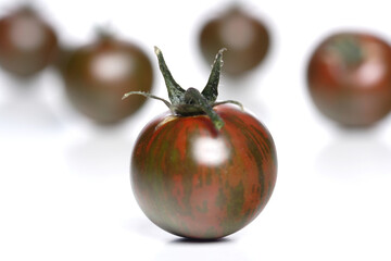 Studio shot of black tomatoes