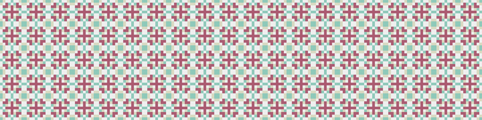 Abstract Cross Pattern Dots Logo generative computational art illustration