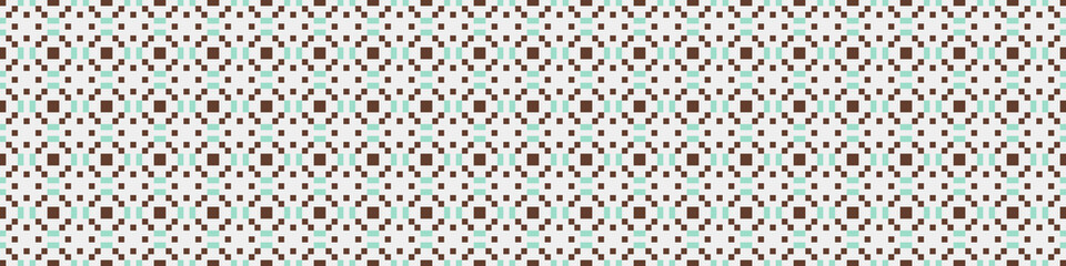 Fototapeta premium Abstract Cross Pattern Dots Logo generative computational art illustration