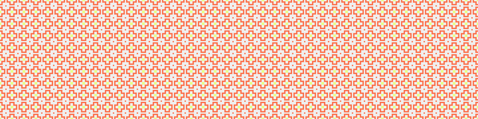 Abstract Cross Pattern Dots Logo generative computational art illustration