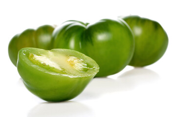 Close up of green tomatoes