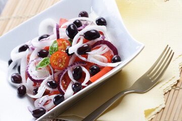 Close up of spring salad