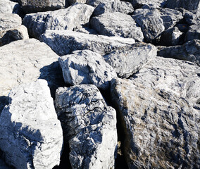 rock in the mountains