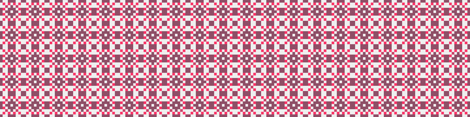 Fototapeta premium Abstract Cross Pattern Dots Logo generative computational art illustration