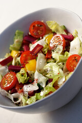 Close up of spring salad