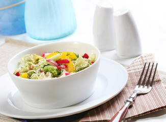 Spring slalad - close up