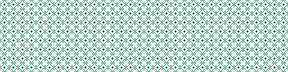 Fototapeta premium Abstract Cross Pattern Dots Logo generative computational art illustration