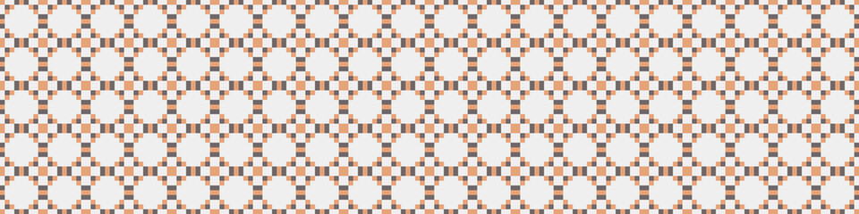 Abstract Cross Pattern Dots Logo generative computational art illustration