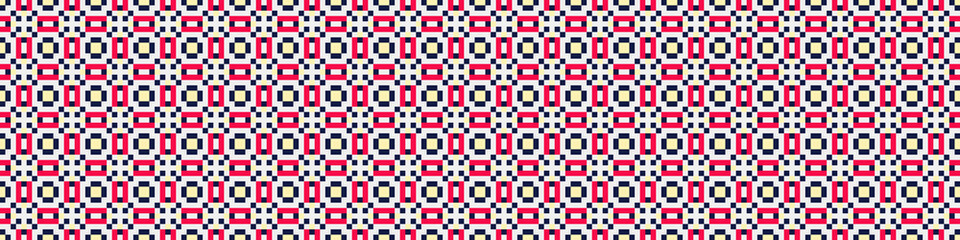 Abstract Cross Pattern Dots Logo generative computational art illustration