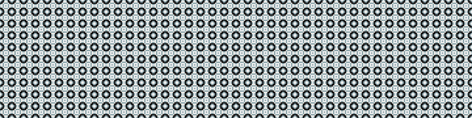 Fototapeta premium Abstract Cross Pattern Dots Logo generative computational art illustration