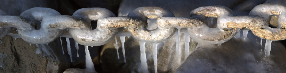 Vereiste Kette / Icy Chain Panorama