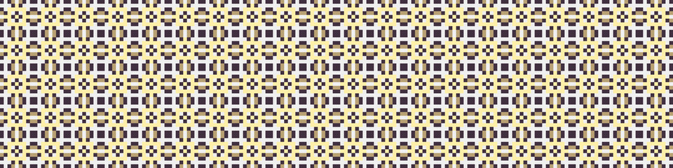 Abstract Cross Pattern Dots Logo generative computational art illustration