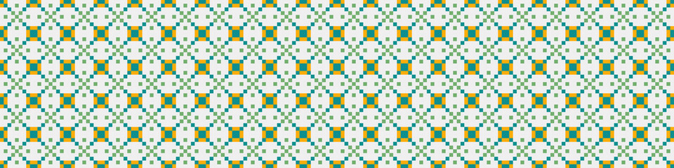 Abstract Cross Pattern Dots Logo generative computational art illustration