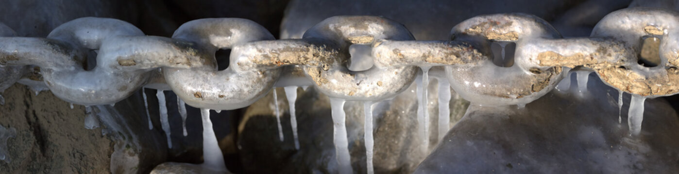 Vereiste Kette / Icy Chain Panorama