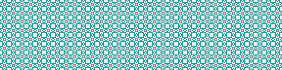 Abstract Cross Pattern Dots Logo generative computational art illustration