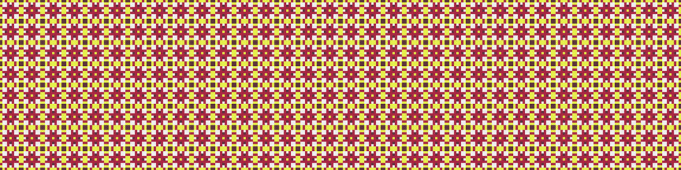 Fototapeta premium Abstract Cross Pattern Dots Logo generative computational art illustration