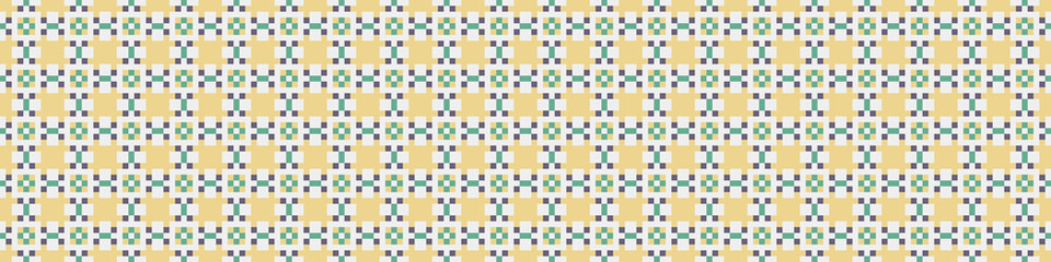 Abstract Cross Pattern Dots Logo generative computational art illustration