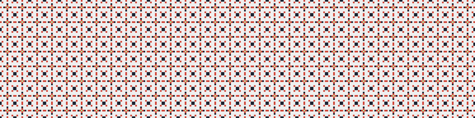 Fototapeta premium Abstract Cross Pattern Dots Logo generative computational art illustration