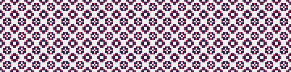 Fototapeta premium Abstract Cross Pattern Dots Logo generative computational art illustration