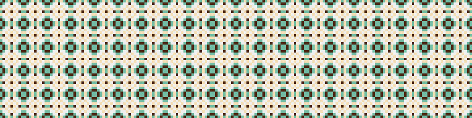 Abstract Cross Pattern Dots Logo generative computational art illustration