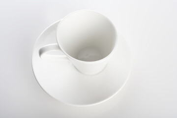Studio shot of empty cup