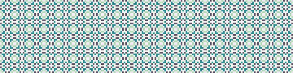 Abstract Cross Pattern Dots Logo generative computational art illustration