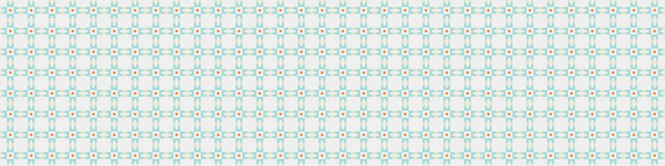 Fototapeta premium Abstract Cross Pattern Dots Logo generative computational art illustration