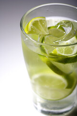 Close up of drink - studio shot