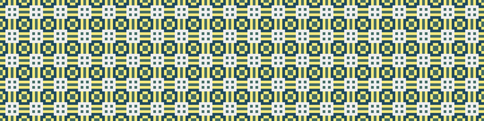 Abstract Cross Pattern Dots Logo generative computational art illustration