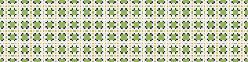 Fototapeta premium Abstract Cross Pattern Dots Logo generative computational art illustration