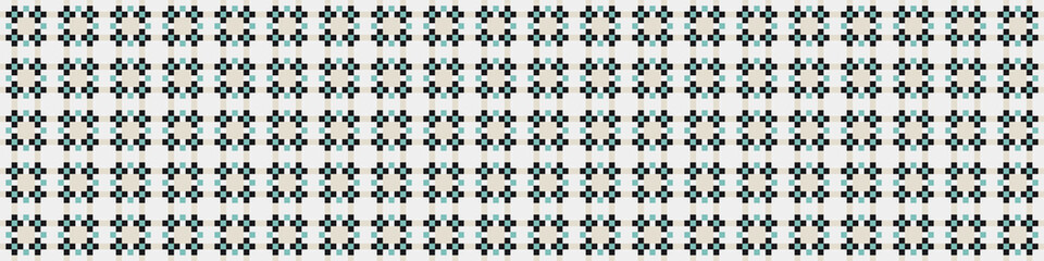 Abstract Cross Pattern Dots Logo generative computational art illustration