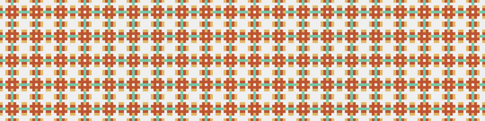 Abstract Cross Pattern Dots Logo generative computational art illustration