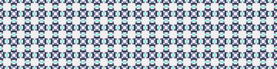 Abstract Cross Pattern Dots Logo generative computational art illustration