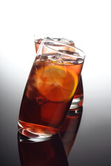 Close-up of beverage with ice