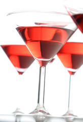 Close up of martini glass