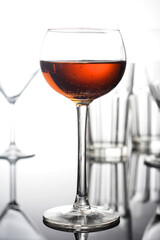 Glass of wine - studio shot
