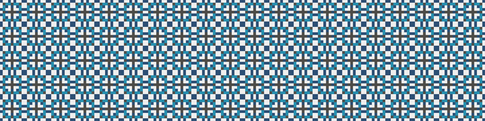 Abstract Cross Pattern Dots Logo generative computational art illustration