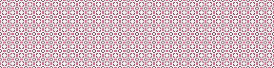 Fototapeta premium Abstract Cross Pattern Dots Logo generative computational art illustration