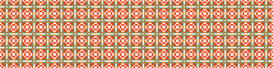 Abstract Cross Pattern Dots Logo generative computational art illustration