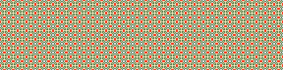 Abstract Cross Pattern Dots Logo generative computational art illustration